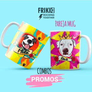 DUO DE  MUGS PERSONALIZADOS